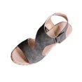 thumbnail image 1 of Sandals for Women, Wedge Heel Roman Style, Plus Size Comfortable, Spring Summer Trendy, Thick Sole, Breathable Fabric, 1 of 9