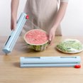 thumbnail image 4 of Suncoda Cling Wrap Cutter, Plastic Wrap Dispenser with Cutter Aluminum Foil Dispenser Refillable Wrap Dispenser Plastic Food Wrap Dispenser Cling Film Dispenser., 4 of 8
