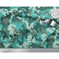 thumbnail image 2 of Soimoi Modal Satin Fabric Two Tone Camouflage Printed Fabric 1 Yard 42 Inch Wide, 2 of 3