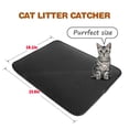 thumbnail image 3 of EGNMCR Pet Mats Double-Layer Litter Mat Trapper Pad Pet Rug EVA Mat Mat 46X60cm Cat Litter Mat, 3 of 3