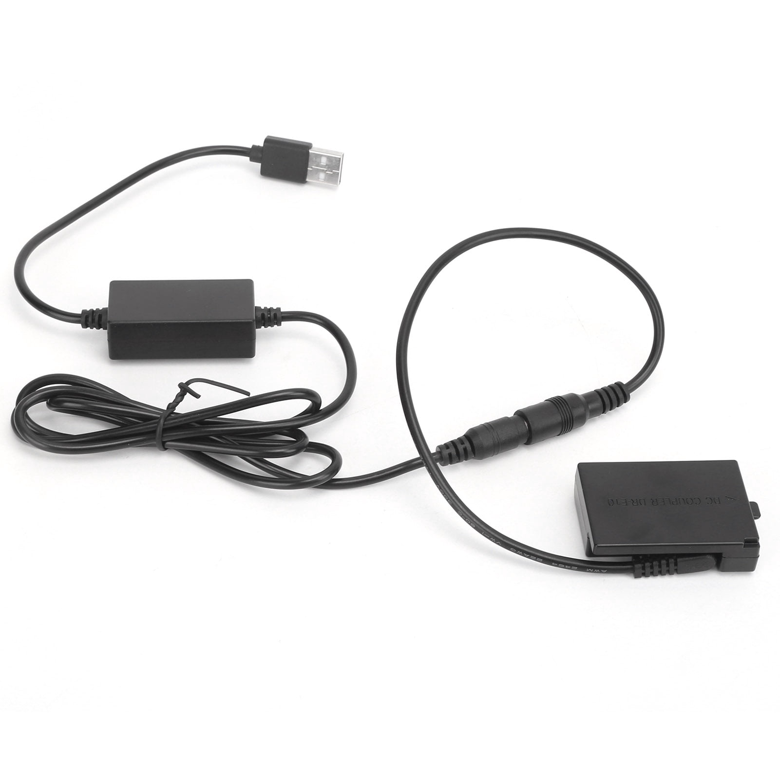 L Dummy Battery,LPE10 Dummy Battery DC Dummy Batteryfor Canon L Dummy Batterywith USB Cable User-Friendly Design