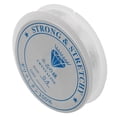 thumbnail image 4 of veasfak 10m Elastic Textile Threads Clear Stretch Cord for Jewelry Making - Clear, 0.4mm, 4 of 8