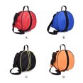 thumbnail image 4 of facefd Sac à Dos de Basket-Ball Sangle Réglable Sac de Football Formation Poche Oxford Tissu Compartiment de Bouteille d'Eau de Football Sac à Dos Rouge Orange, 4 of 6