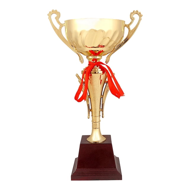 Trophées de Récompense Prix avec Base Tasse de Trophée Récompense pour Compétition Sportive Fête 38,5 cm