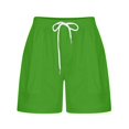 thumbnail image 3 of Birdeem Womens Solid Casual Loose Pockets Drawstring Short Pants, 3 of 12
