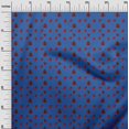 thumbnail image 2 of oneOone Cotton Cambric Blue Fabric Red Insect Sewing Craft Projects Fabric Prints By Yard 56 Inch Wide, 2 of 4