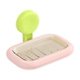 thumbnail image 2 of PRETXORVE Soap Household Bathroom Suction Cup Wall Mounted Non Perforated Soap Drainage Bathroom Storage Rack, 2 of 6