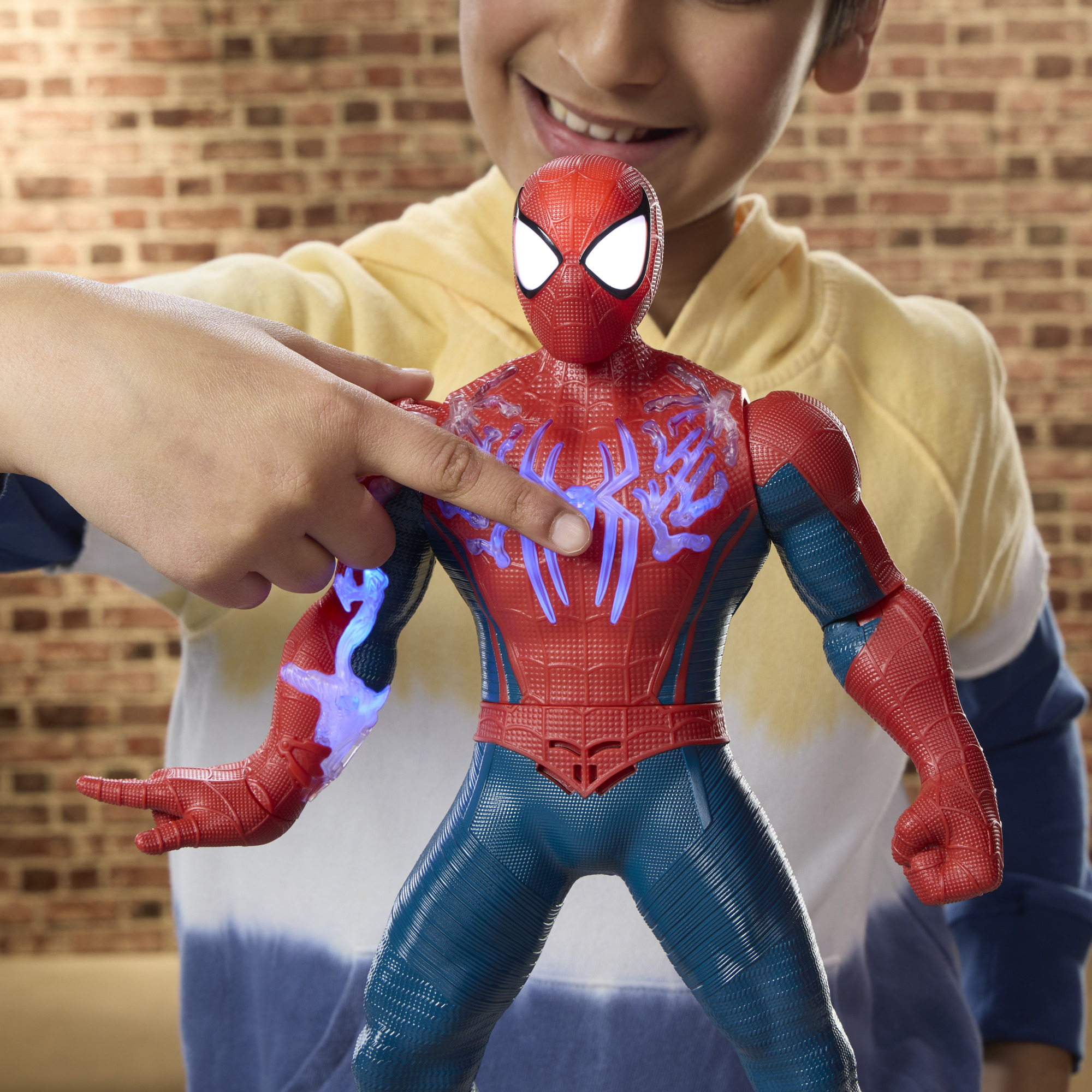 Marvel Spider-Man: Brand New Day Spider-Man Charge d'énergie, figurine électronique