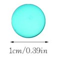 thumbnail image 4 of 30 Pcs Perles Rondes Boule Polissage Perle Entretoise Multi-Tailles Accessoires Fournitures de Bijoux Ensemble Collier Boucle d'Oreille Apprêts Bleu Vert Clair 10mm, 4 of 7