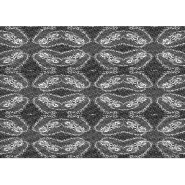 Ahgly Company Machine Washable Indoor Rectangle Transitional Gunmetal Gray Area Rugs, 5' x 8'