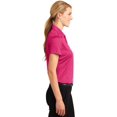 thumbnail image 3 of Sport-Tek Ladies Heather Contender Polo, Pink Raspberry Heather, XX-Large, 3 of 4