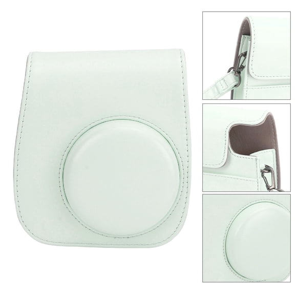 Mini Camera Protective Bag for Mini 12 - Durable PU Case with Album, Hanging Frames, and Stickers