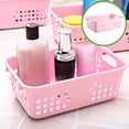 thumbnail image 1 of PRETXORVE Small Desktop Storage Basket European Blue Remote Control Storage Household Drains Basket, 1 of 6