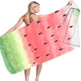 thumbnail image 3 of Beach Blanket Sandproof Microfiber Beach Towel Super Lightweight Colorful Bath Towel Sandproof Beach Blanket Multi-Purpose Towel for Travel Swimming Pool 30X60 Inch Microfiber Towels for Cars, 3 of 7