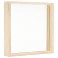 thumbnail image 1 of Unique Bargains 8x8 Wood Picture Frames, Double Sided Acrylic Plant Specimens Frame Natural Color, 1 of 5