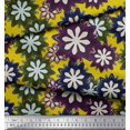 thumbnail image 3 of Soimoi Rayon Fabric Artistic Floral Print Sewing Fabric Yard 56 Inch Wide, 3 of 3