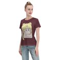 thumbnail image 4 of T-Shirt Basique à Manches Courtes pour Femmes Sailor Moon Édition Q Tsukiha, 4 of 6