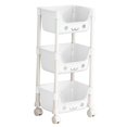 thumbnail image 4 of Lipstore 3 Tier Storage Cart Multipurpose Art Craft Trolley for Office Garage Kitchen Style B, 4 of 8