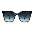 thumbnail image 4 of Womens Luxury Designer Inset Lens Metal Arm Horn Rim Plastic Fashion Sunglasses Blue Marble - Blue, 4 of 7