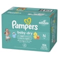 thumbnail image 3 of Couches Pampers Baby-Dry, taille 0, 3 of 9