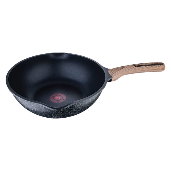 Ultimate Non-stick Kadai Or Wok 28 Cm, 4.5 Liters | Heat Dot Technology & Induction Base, Food Safe