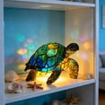 thumbnail image 1 of Ornements de Lampe en Résine Prise USB 15 cm Lumière Tortue Colorée en Forme d'Animal Ornament(1Pcs) Rkxzt, 1 of 9