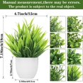 thumbnail image 3 of Bgsha Home Decor Small Lavender Eucalyptus Plant in Pot with Realistic Design, 3 of 10