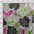 thumbnail image 3 of oneOone Rayon Gray Fabric Abstract Tropical Floral Sewing Material Print Fabric By The Yard 56 Inch Wide, 3 of 4