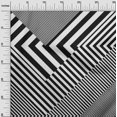 thumbnail image 3 of oneOone Viscose Chiffon Black Fabric Sewing Craft Projects Fabric Prints By Yard 42 Inch Wide, 3 of 5