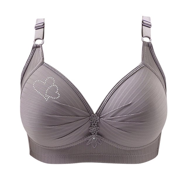 Yuyuzo Plus Size Bras for Women No Underwire Full Coverage High Support Full Coverage Everyday Bras