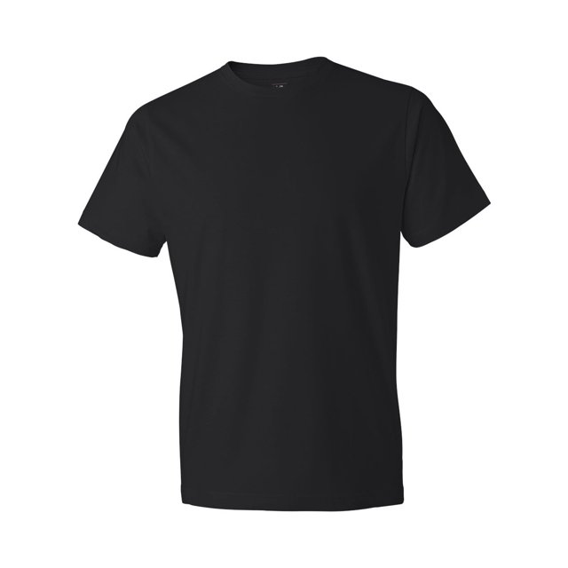 Anvil T-Shirt Léger, 2TG, Noir