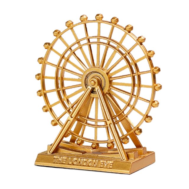 Ornement de Grande Roue en Fer 3d, Cadeau de Construction pour Adultes et Enfants