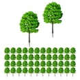 thumbnail image 2 of 50x Simulation 1:100 Train Miniature Paysage d'Arbre pour Chemin de Fer Style D, 2 of 9