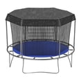 thumbnail image 1 of Siruishop Trampoline Cover Keep Cool Convenient Practical for Round Trampoline Playing 14 Feet For 8 Rods, 1 of 8