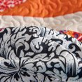 thumbnail image 4 of JML 3-Piece Quilt Set, Queen, Orange & Blue, Soft Microfiber, 320GSM, Bedding Set, 4 of 5
