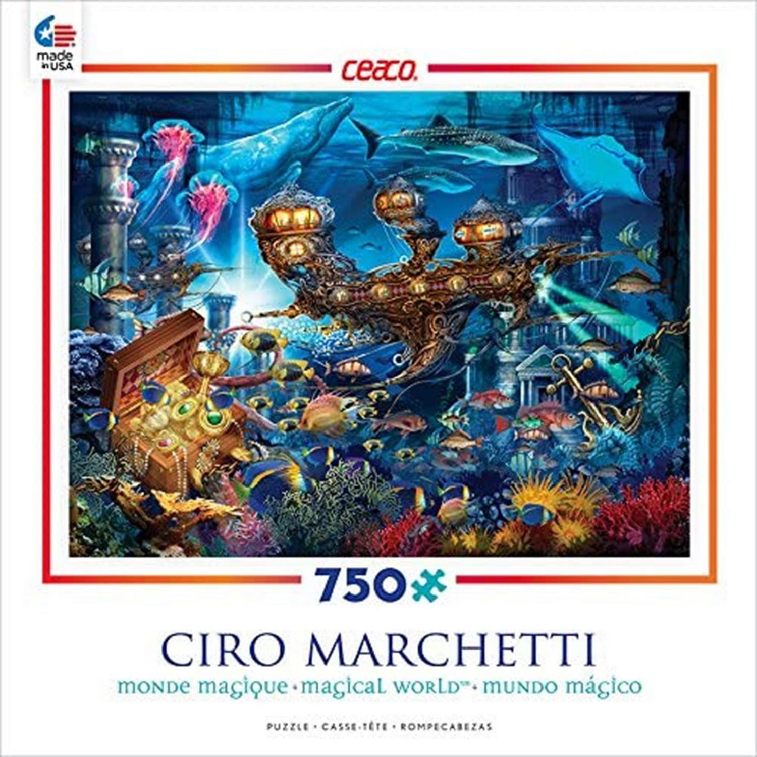 Ceaco Ciro Marchetti Puzzle Magic World 750 Pièces Atlantis Express