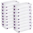 thumbnail image 1 of Sterilite Bac de Rangement sous le Lit à Roulettes 60 Qt ClearView avec Couvercle à Loquet, Lot de 16, 1 of 10