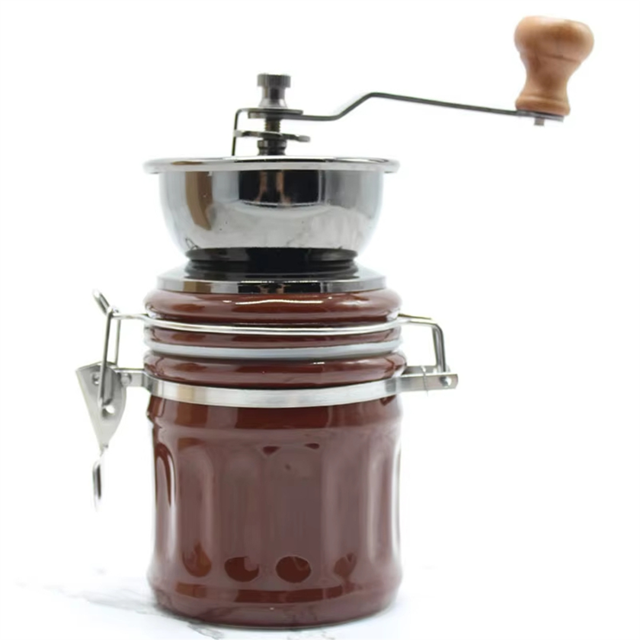 Manual Coffee Grinder with Washable Ceramic Core - Portable Hand-Operated Espresso Grinder for Fresh Coffee Anywhere