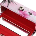 thumbnail image 3 of Leather Lipstick Case Storage Box Makeup Holder with Mirror - Light Pink, 3 of 7