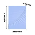 thumbnail image 4 of Bowayaoa Double Bed Fitted Sheet, Non Slip Mattress Protector Cover, Deep Pocket Stretchable Bedding, Soft Breathable Bottom Sheet for Sleeping Naked, All Inclusive Bed Cover, 4 of 7