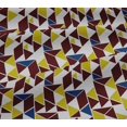 thumbnail image 5 of oneOone Viscose Jersey Fabric Parallelogram & Triangle Geometric Printed Fabric 1 Yard 60 Inch Wide, 5 of 5