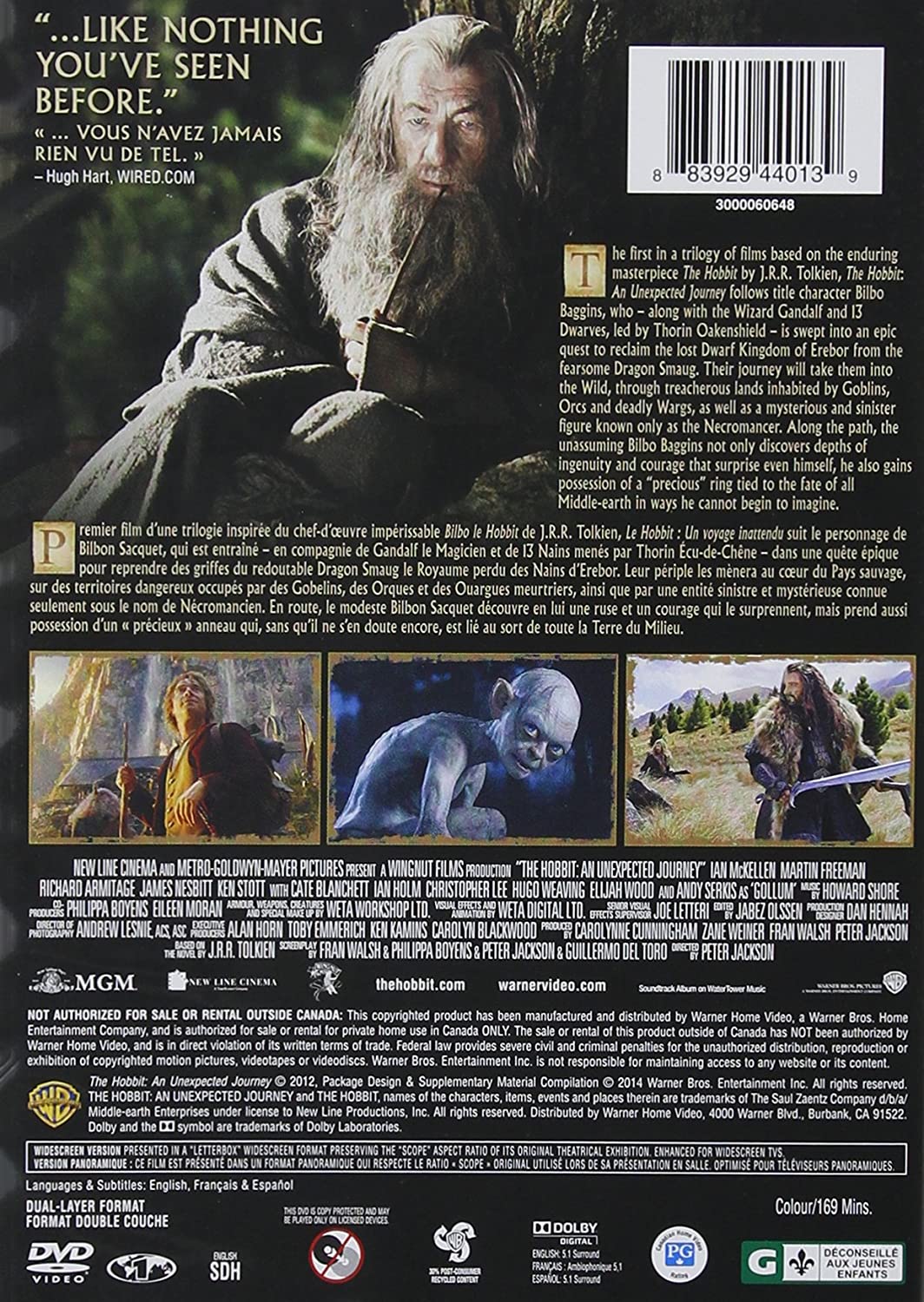 Le Hobbit : Un Voyage Inattendu (Bilingue)