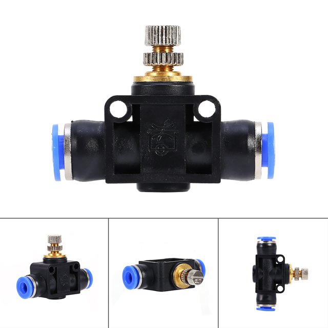 Joint de Valve d'Air Rapide Pneumatique, Divers Raccords Pneumatiques, Raccord de Contrôle de Débit d'Air, Valve de Contrôle de Débit d'Air, Fonctionnalité Polyvalente