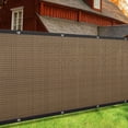thumbnail image 3 of Visland 1/2x5M Balcony Privacy Screen Fence Cover UV Protection Weather-Resistant Apartments Railing Screen Heavy Duty Wind Block Sun Shade Net, 3 of 8