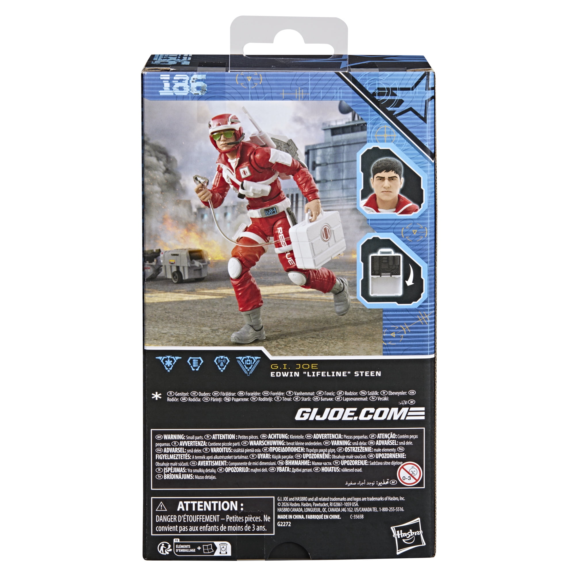 G.I. Joe Classified Series #186, Edwin “Lifeline” Steen Action Figure