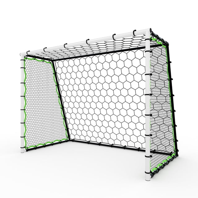 Yiwa 3-in-1 Soccer Rebounder Net & Goal, Dual-Function Trainer with Fast Rebound Net and Heavy-Duty Steel Frame, Ideal for Backyard, Field, and All Ages or Skill Levels