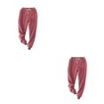 thumbnail image 4 of kurtrusly Pantalon d'Hiver Chaud et Rester à la Mode pour Femmes Conçu pour le Confort Viné M 2Set, 4 of 6