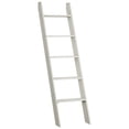 thumbnail image 1 of VASAGLE Blanket Ladder Decorative Farmhouse for The Living Room, 5-Tier Ladder Shelf, Ladder Rack for Storage and Decor, Rustic White, 1 of 5