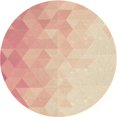 thumbnail image 1 of Ahgly Company Machine Washable Indoor Round Transitional Orange Area Rugs, 3' Round, 1 of 7