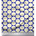 thumbnail image 1 of Soimoi Moss Georgette Fabric Dots Dots Print Fabric by The Yard 42 Inch Wide, 1 of 5